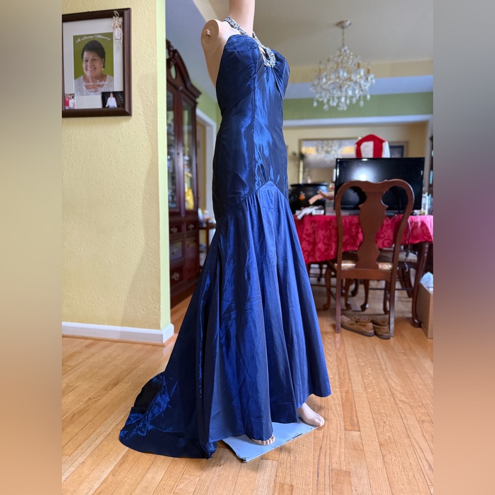 Allure Navy Blue Prom Dress